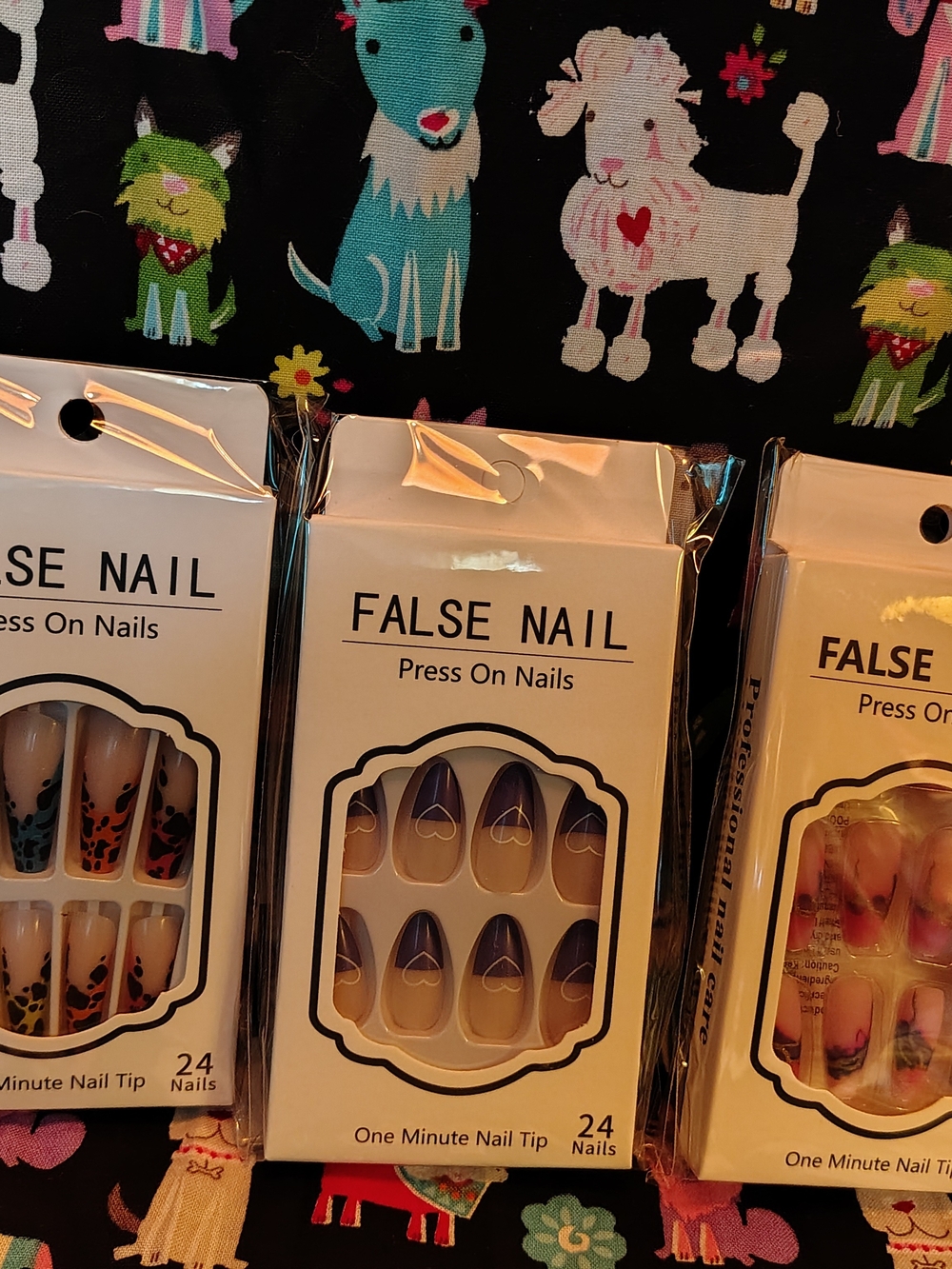 False Nail Press-On Nails– 3 Packs Of 24 Nails